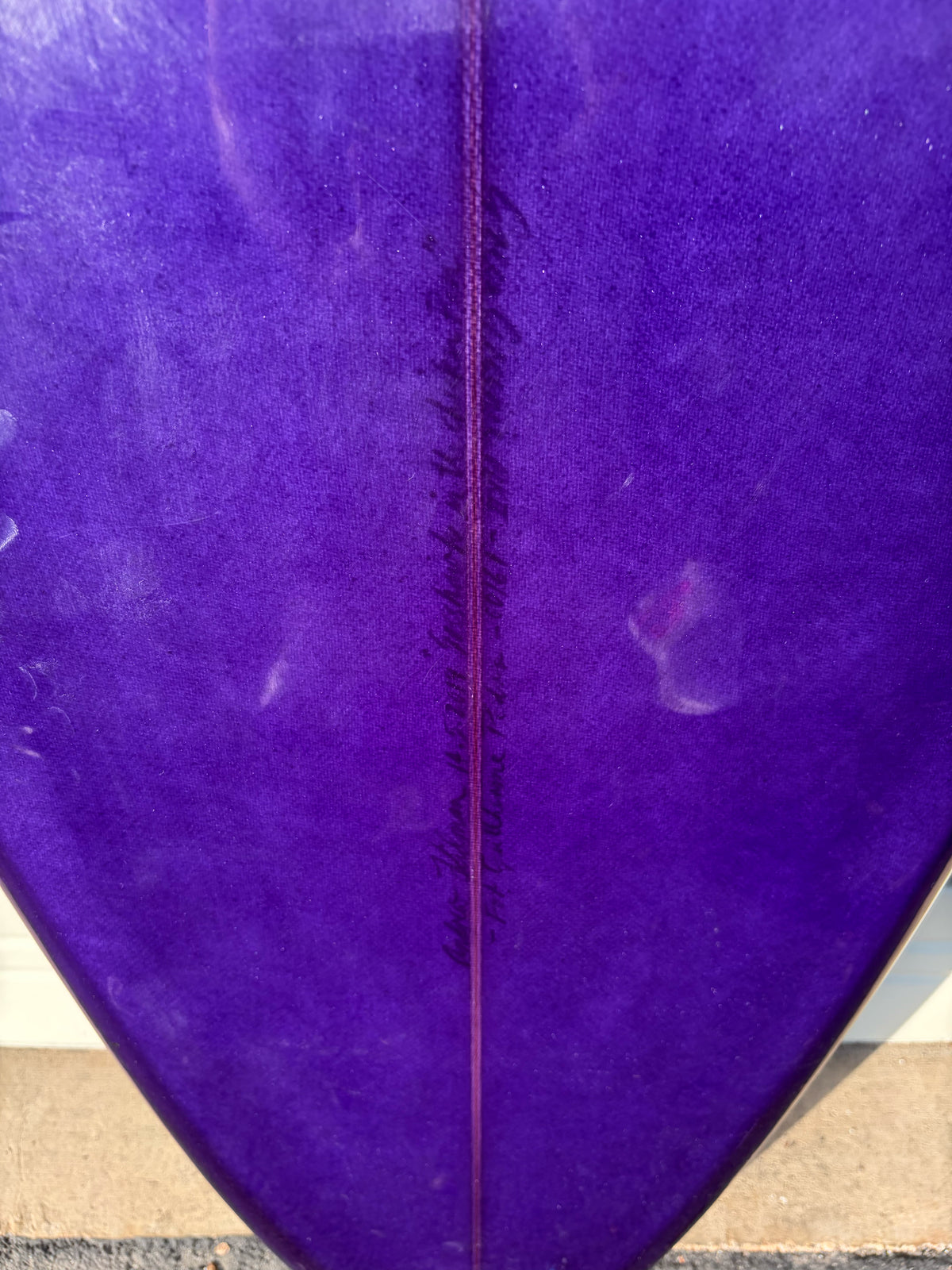 Andrew Kidman | 6’10" Edge Twin Deep Purple Surfboard (USED) - Surf Bored