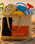 Premium Beach Tote with Pull-out Blanket