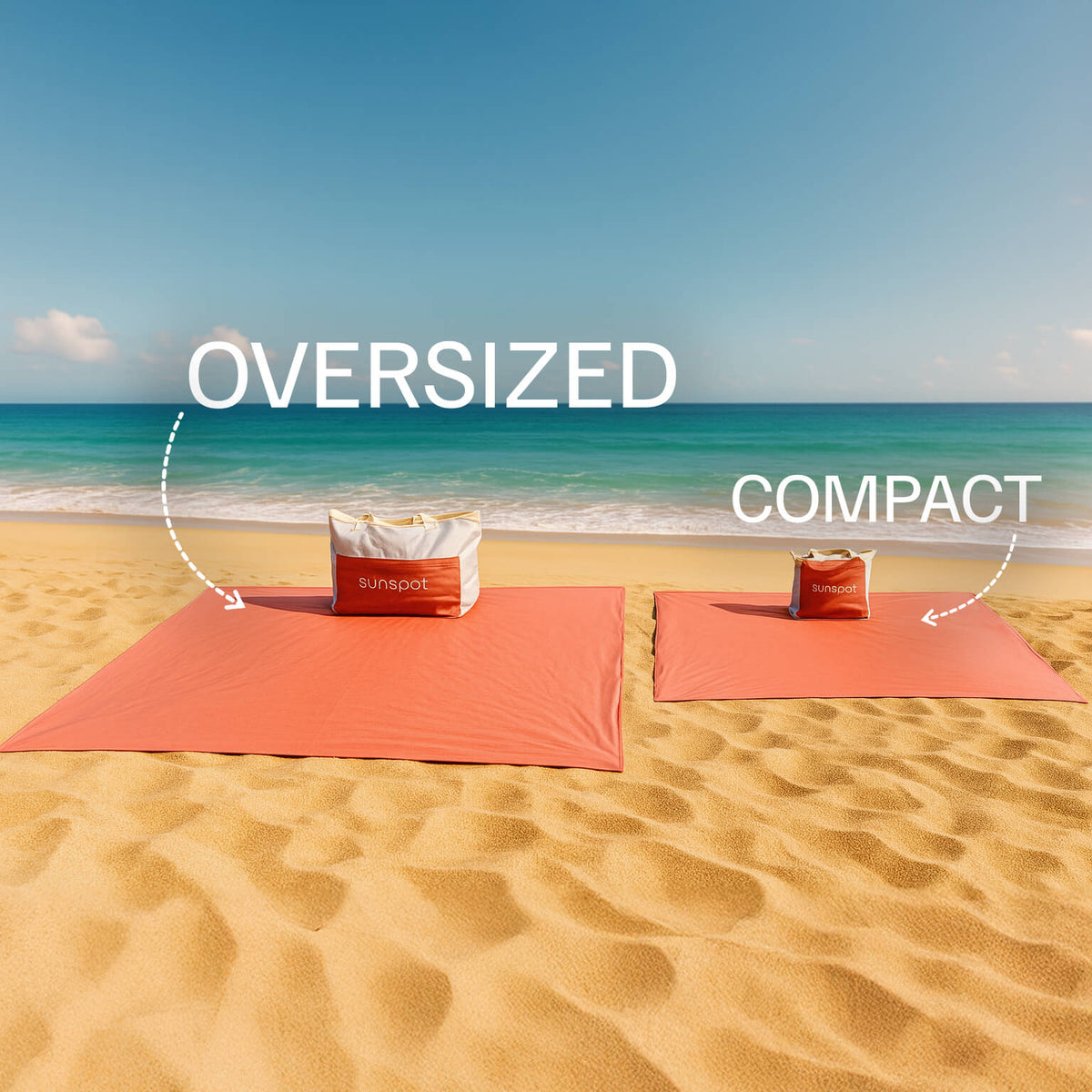 Premium Beach Tote with Pull-out Blanket - Surf Bored