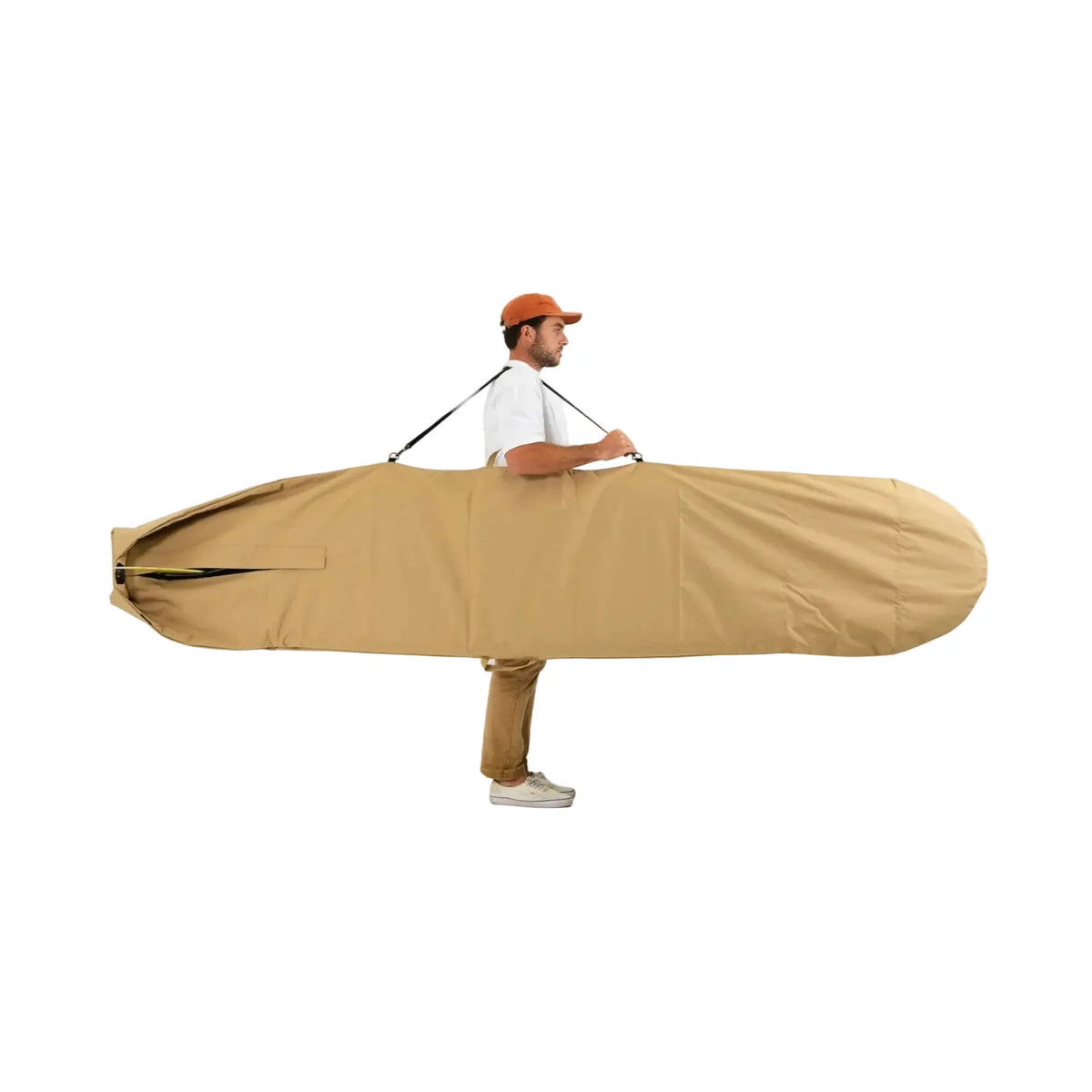 Harbor Tan Canvas Surfboard Bag - Surf Bored