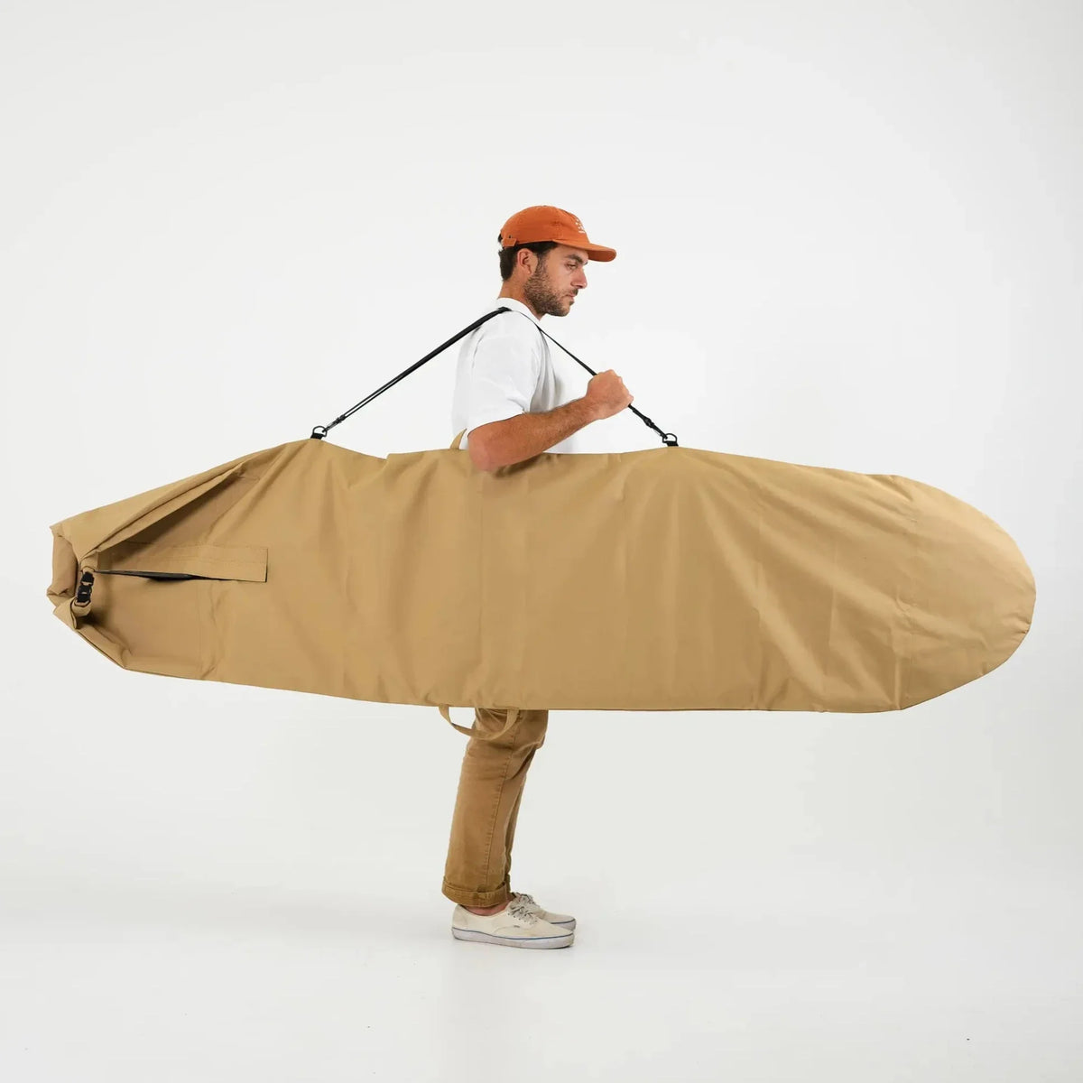 Harbor Tan Canvas Surfboard Bag - Surf Bored