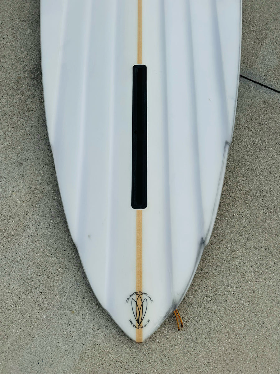 Christian Beamish | 9'1" Channel Single Clear Longboard (USED)