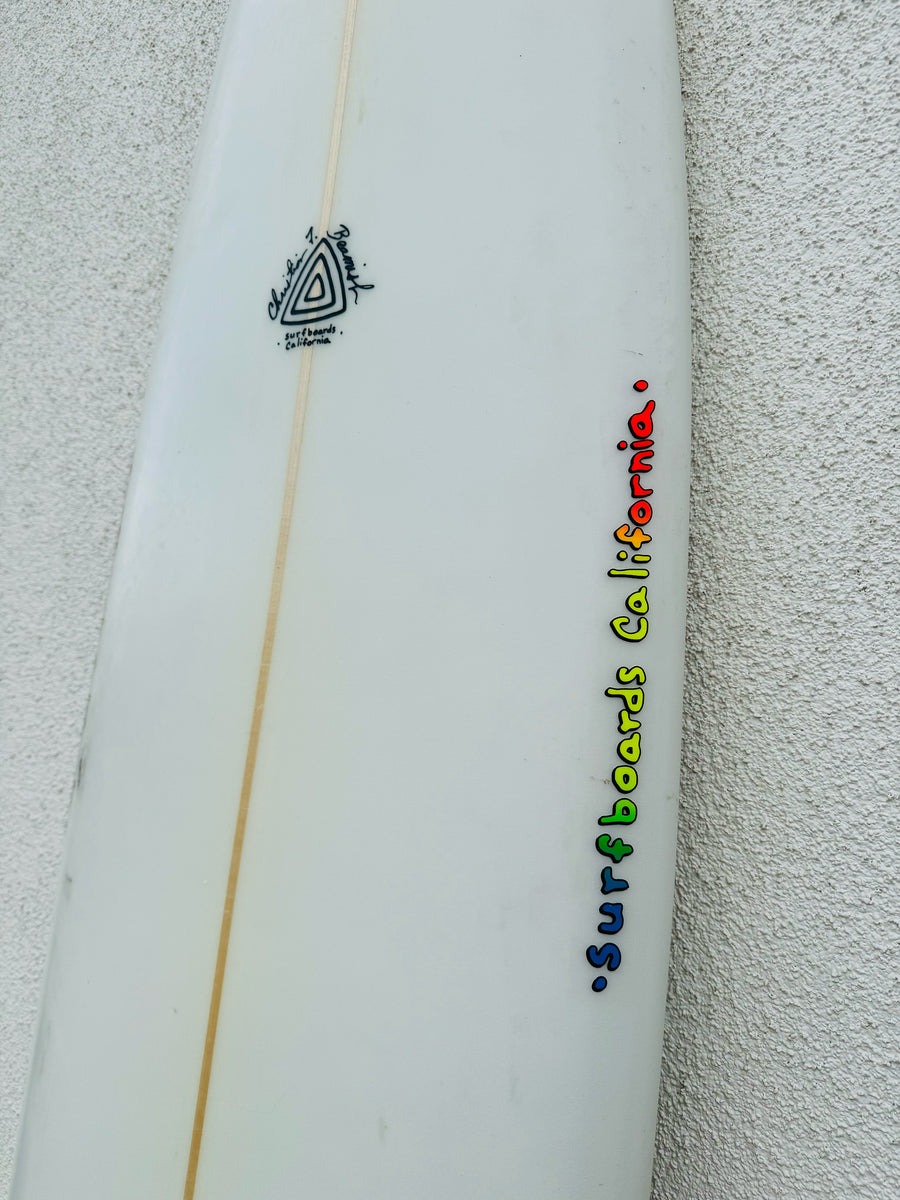 Christian Beamish | 9'1" Channel Single Clear Longboard (USED)
