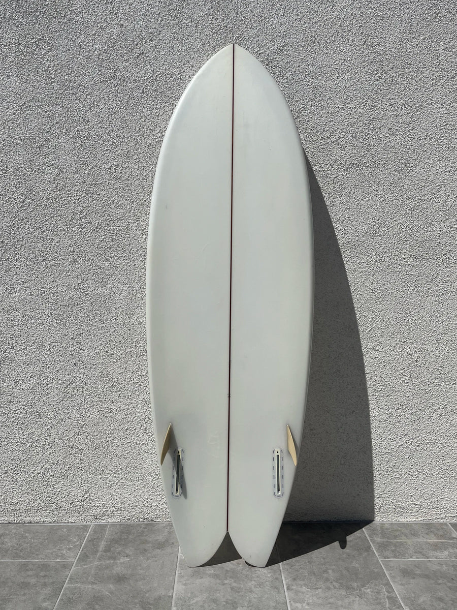 Derrick Disney | 5’3” Twinzer Fish Clear Surfboard (USED)