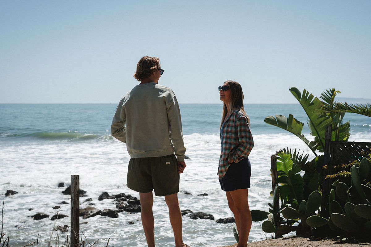 Summer Softy Plaid Shirt - Surf Bored