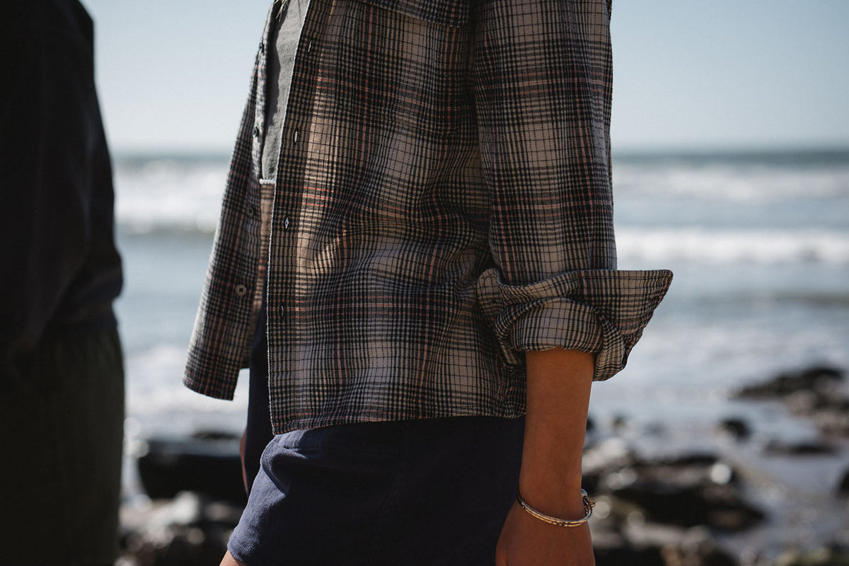 Summer Softy Plaid Shirt - Surf Bored