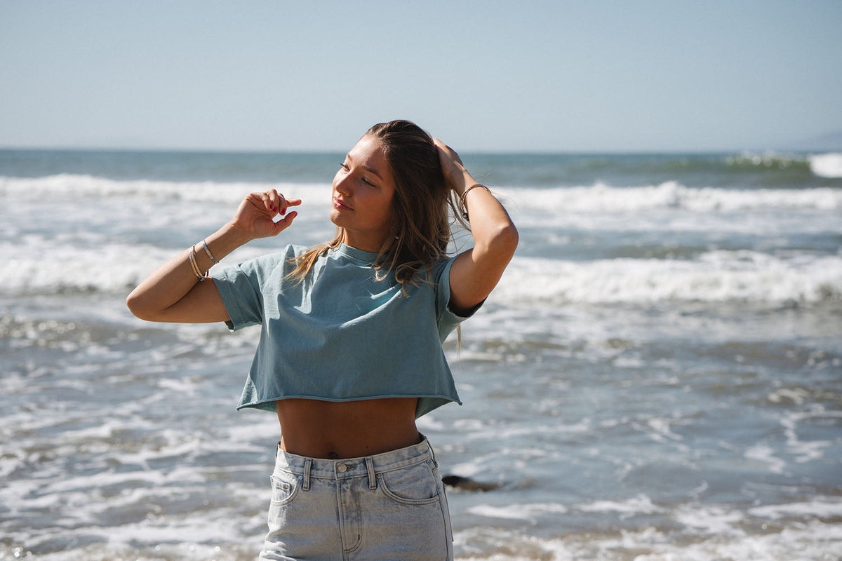 Beach Crop Tee - Surf Bored