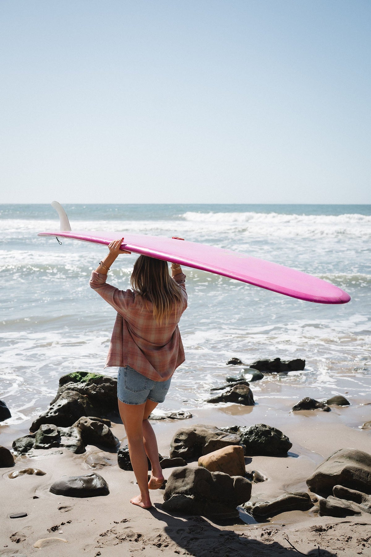 Summer Softy Plaid Shirt - Surf Bored