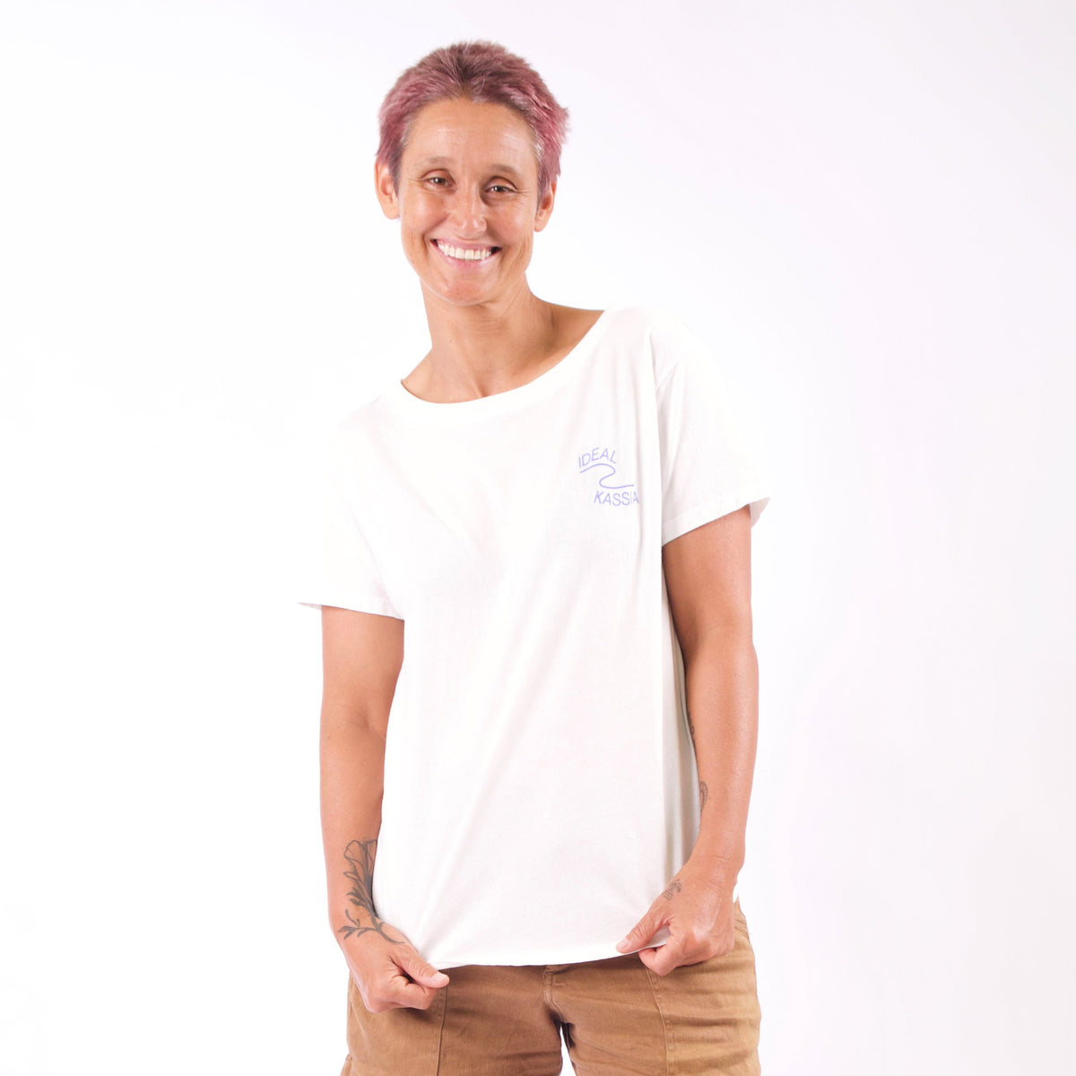 IDEAL x KASSIA SOFT WAVE SHORT SLEEVE SHIRT - Surf Bored