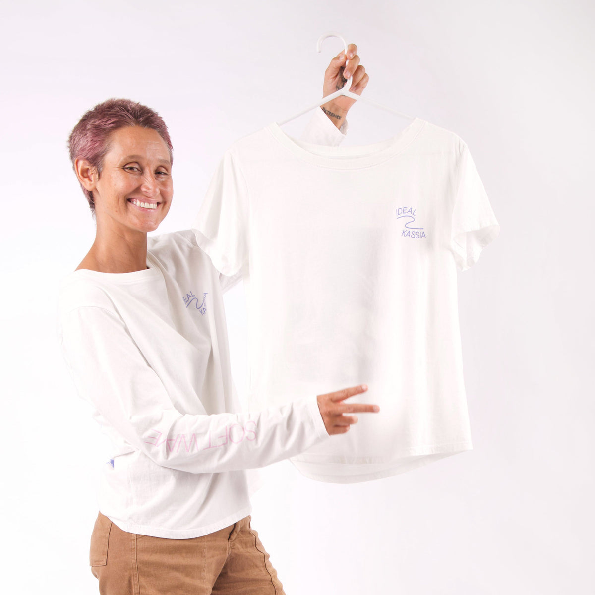 IDEAL x KASSIA SOFT WAVE SHORT SLEEVE SHIRT - Surf Bored