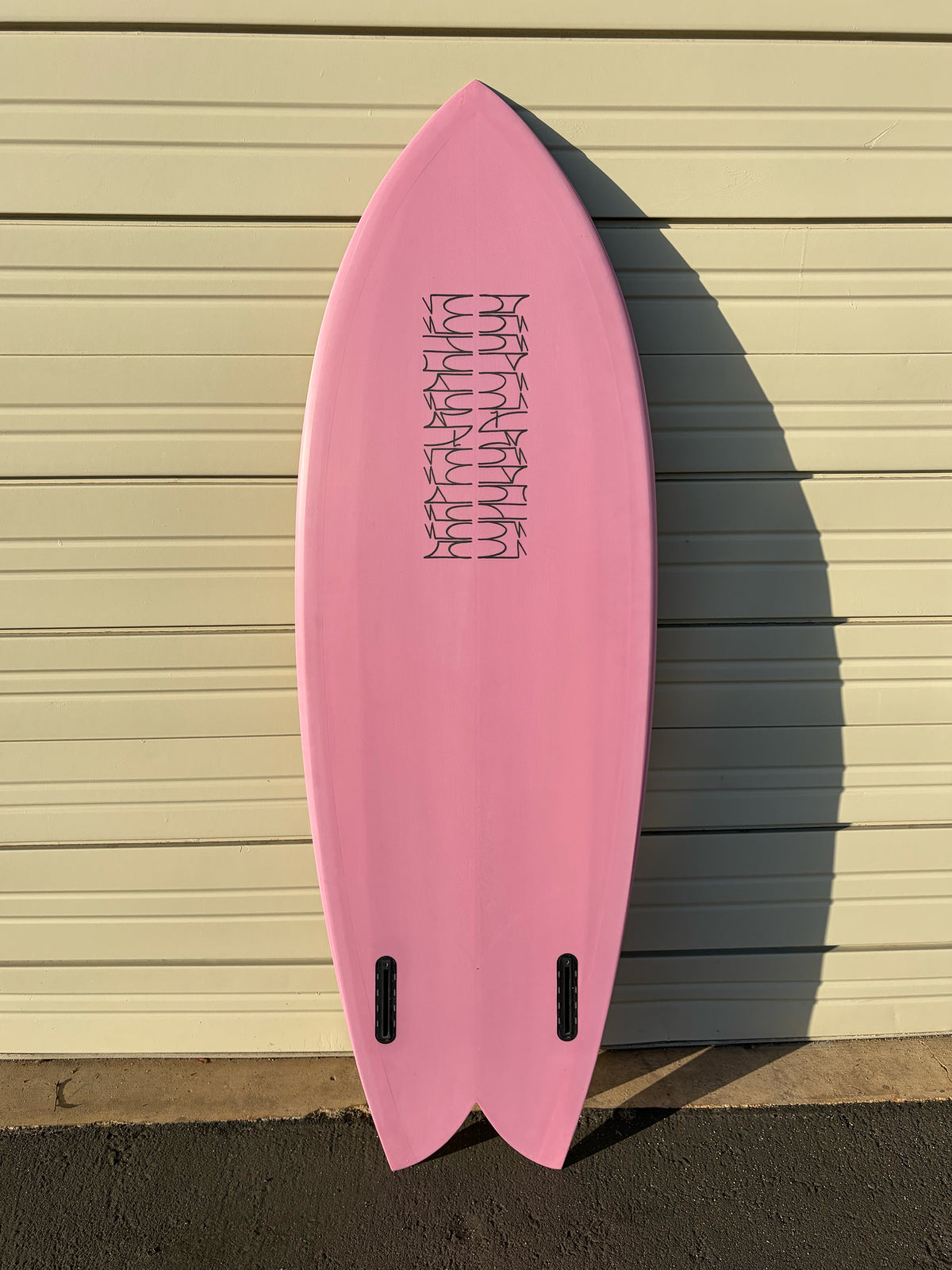 Deepest Reaches | 5’4” Mega Fish Pink Surfboard - Surf Bored