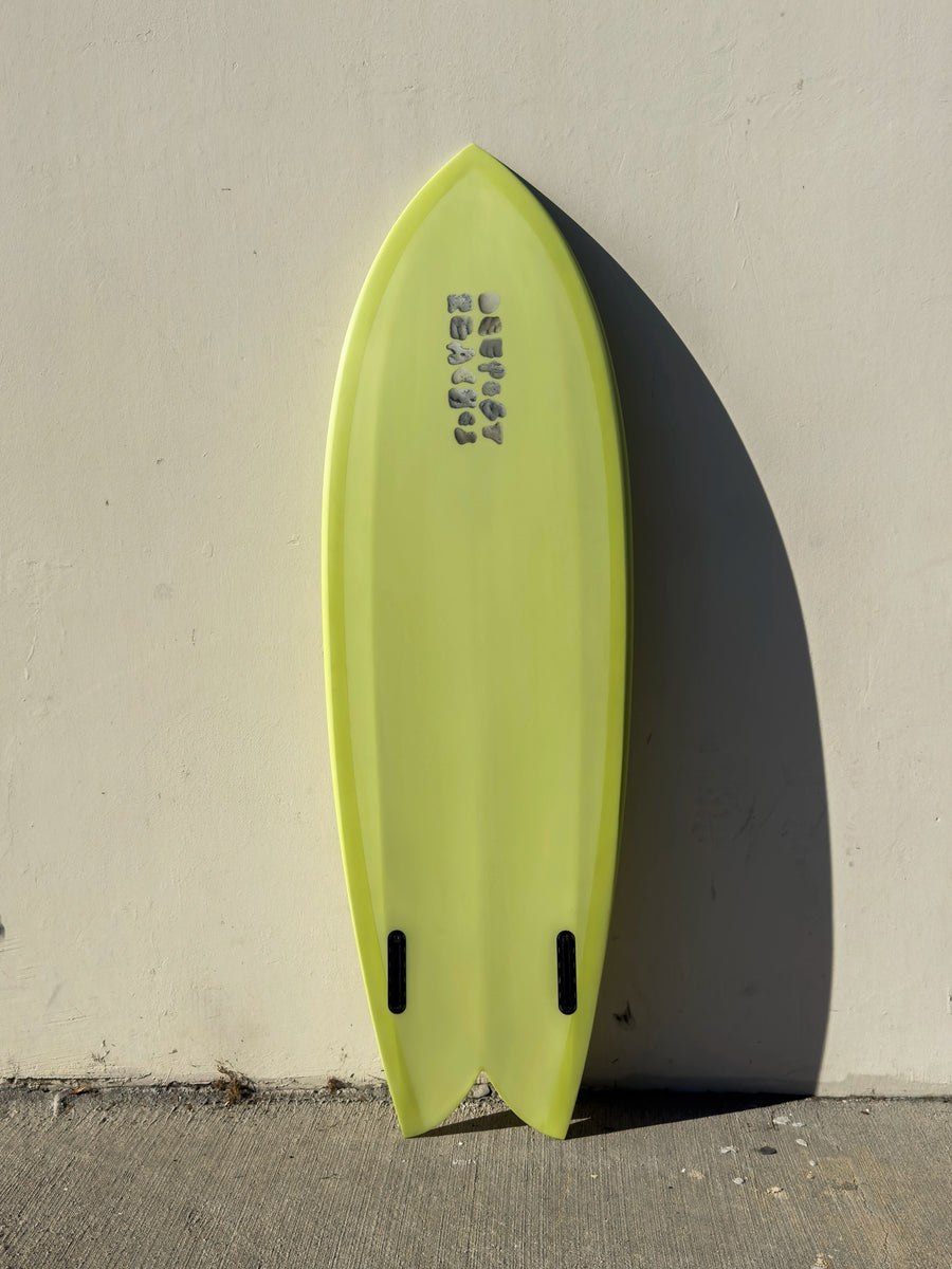 Deepest Reaches | 5’8” Fish Pastel Green Surfboard - Surf Bored