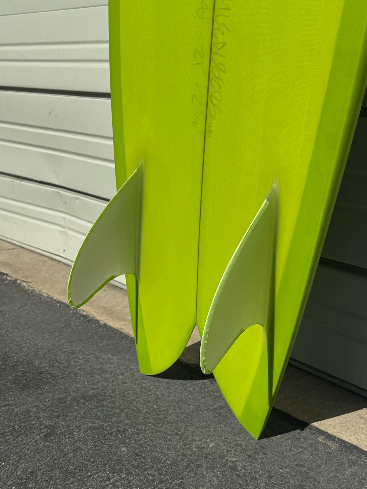 Deepest Reaches | 5’8” Mega Fish Lime Surfboard - Surf Bored