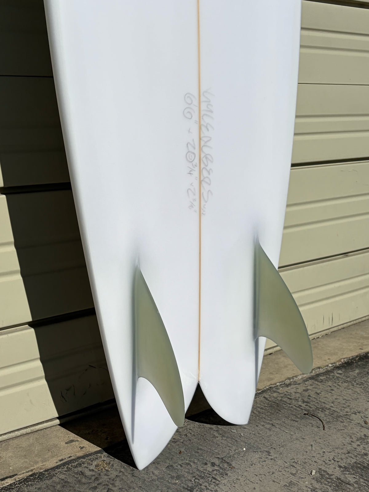 Deepest Reaches | 6’6” Mega Fish Clear Surfboard - Surf Bored