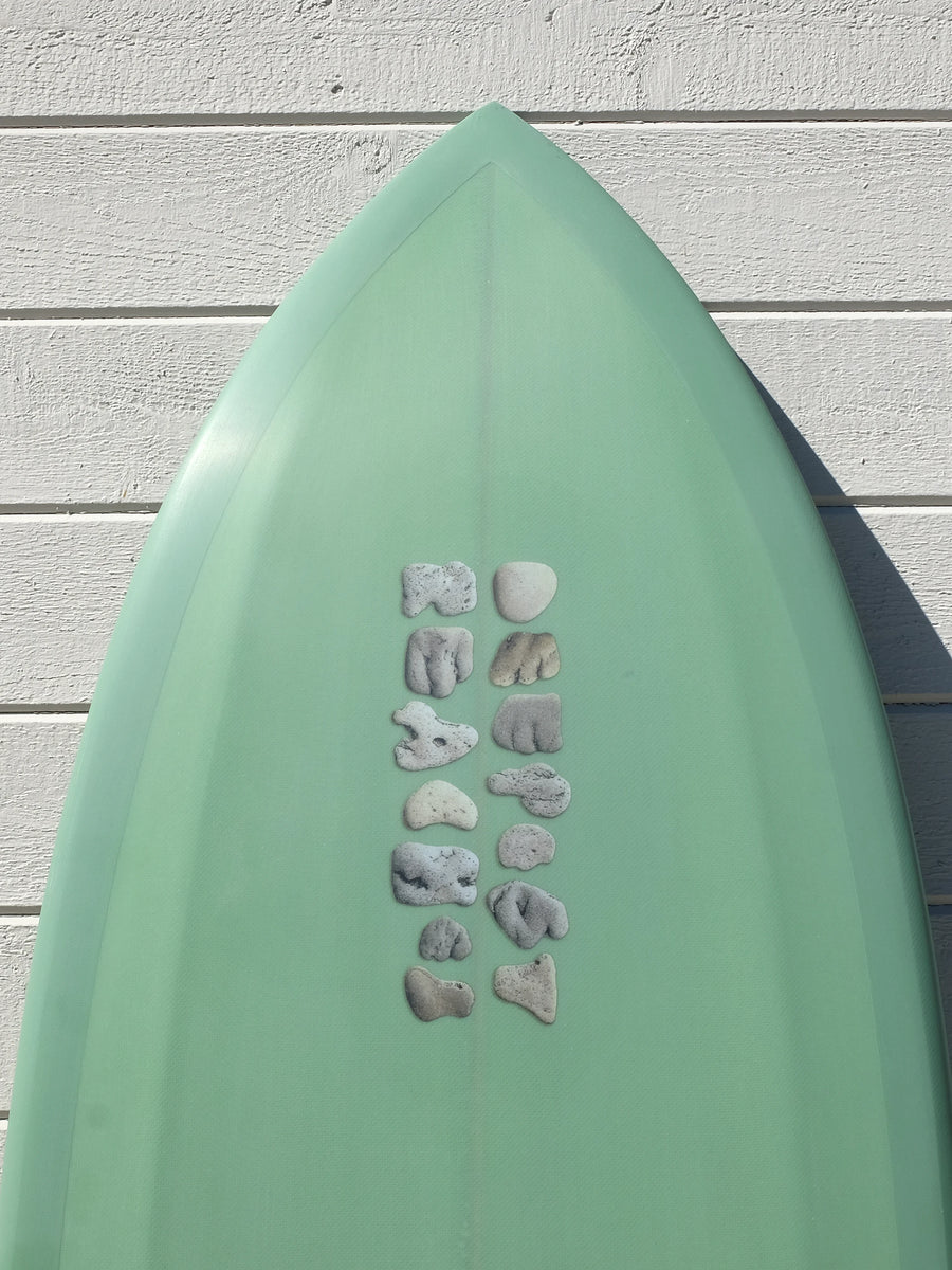 Deepest Reaches | 6’6” Mega Fish Seafoam Surfboard