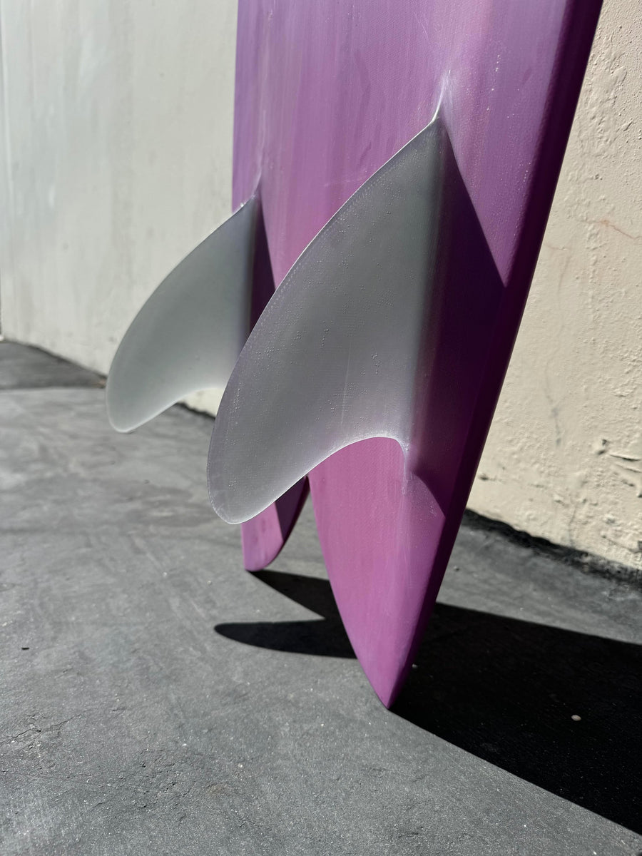 Deepest Reaches | 7’0" Mega Fish Grape Surfboard - Surf Bored