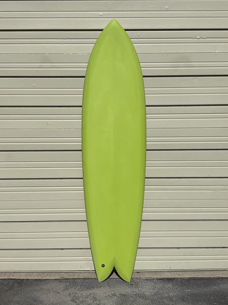 Deepest Reaches | 7'0” Mega Fish Lime Surfboard
