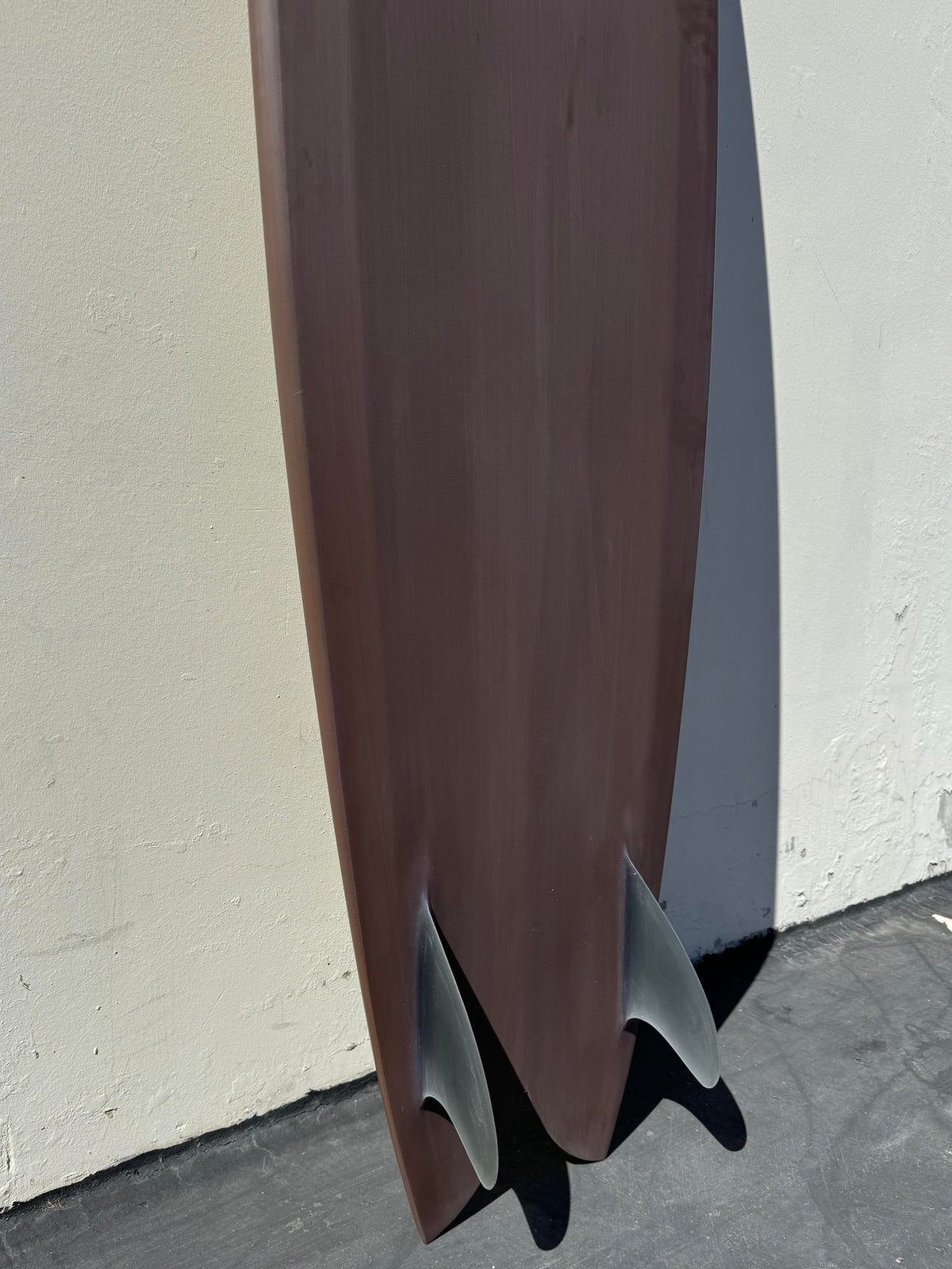 Deepest Reaches | 7’6" Mega Fish Brown Surfboard - Surf Bored