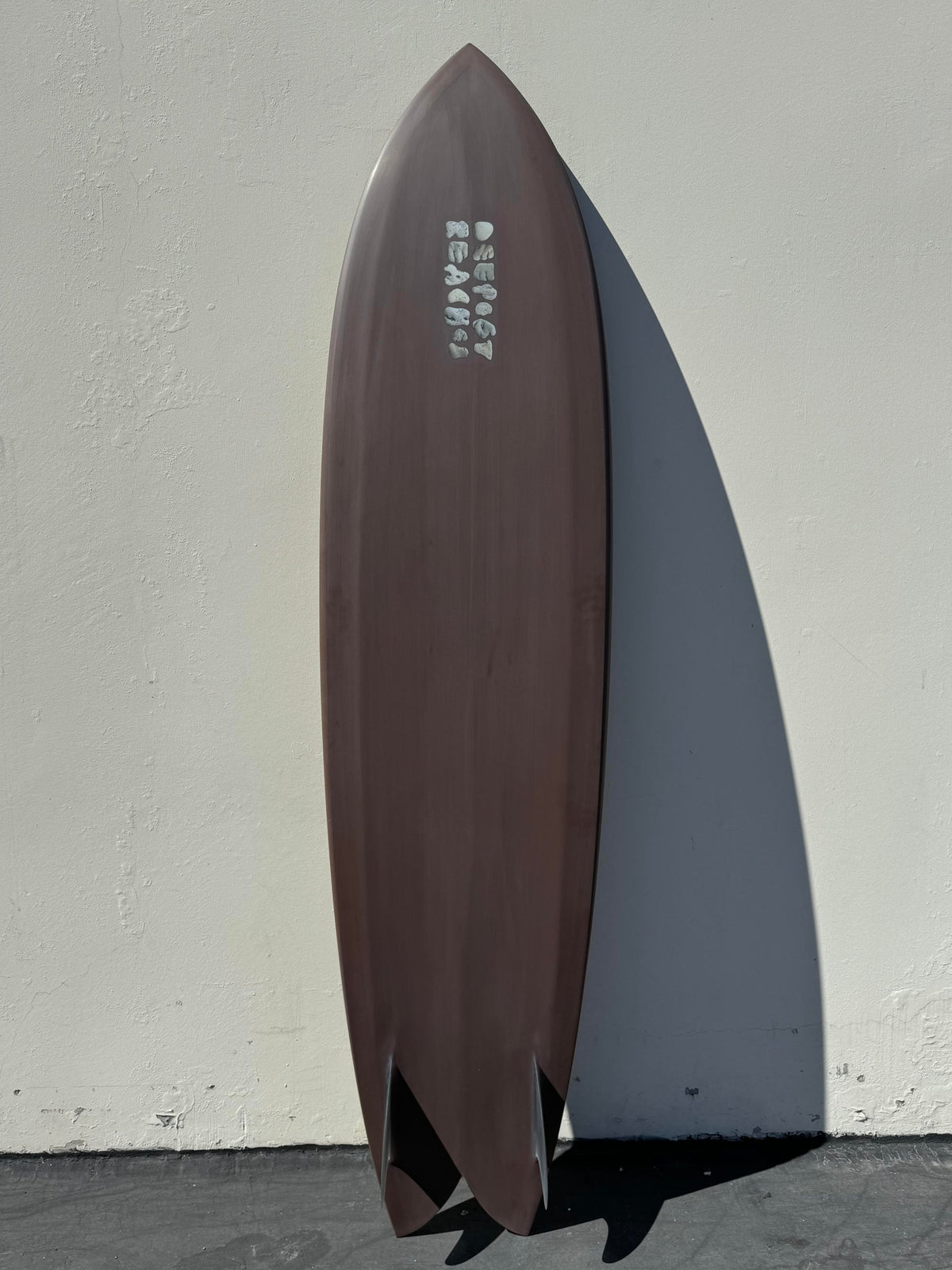 Deepest Reaches | 7’6" Mega Fish Brown Surfboard - Surf Bored