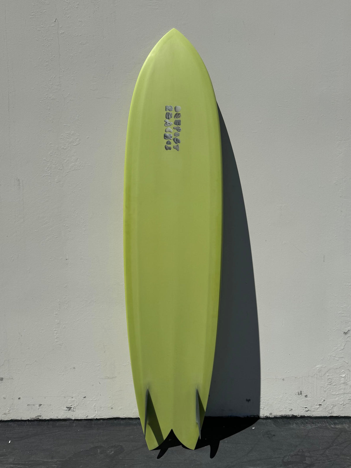 Deepest Reaches | 8’0" Mega Fish Lime Green Surfboard - Surf Bored