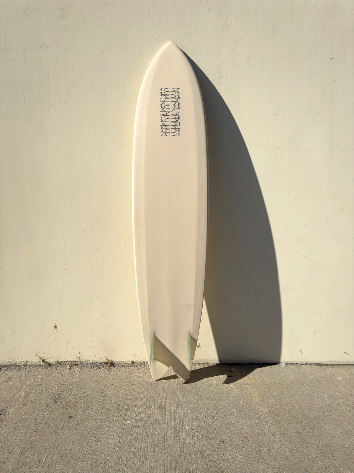 Deepest Reaches | 8’6” Mega Fish Eggshell Surfboard - Surf Bored
