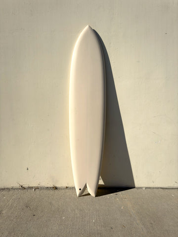 Deepest Reaches | 8’6” Mega Fish Eggshell Surfboard - Surf Bored