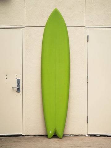 Deepest Reaches | 8’6” Mega Fish Lime Green Surfboard