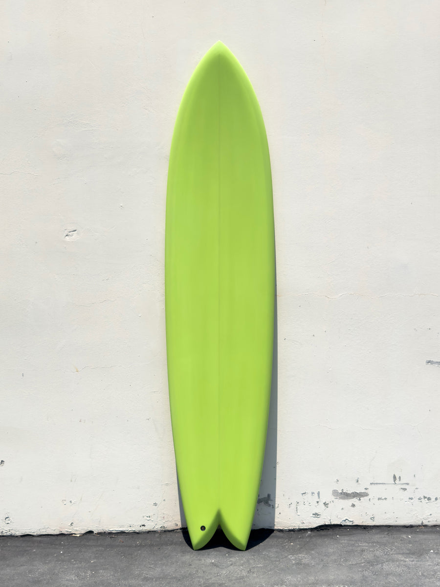 Deepest Reaches | 8’6” Mega Fish Lime Surfboard - Surf Bored