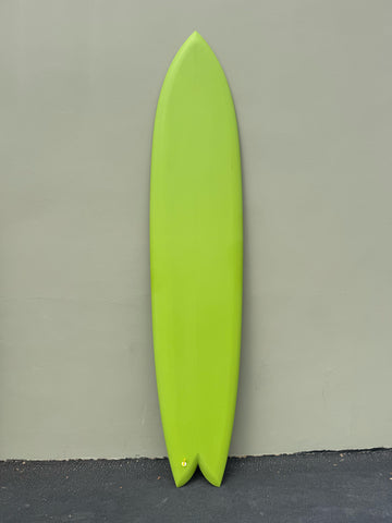 Deepest Reaches | 9’0” Mega Fish Lime Surfboard