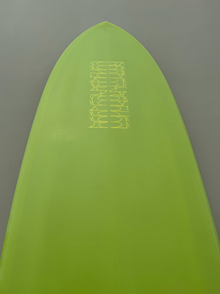Deepest Reaches | 9’0” Mega Fish Lime Surfboard
