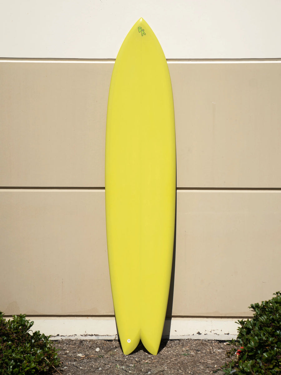 Deepest Reaches | 9’0” Mega Fish Pastel Yellow Surfboard - Surf Bored