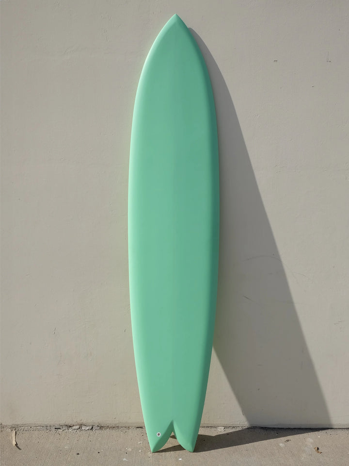 Deepest Reaches | 9’0” Mega Fish Seafoam Surfboard - Surf Bored