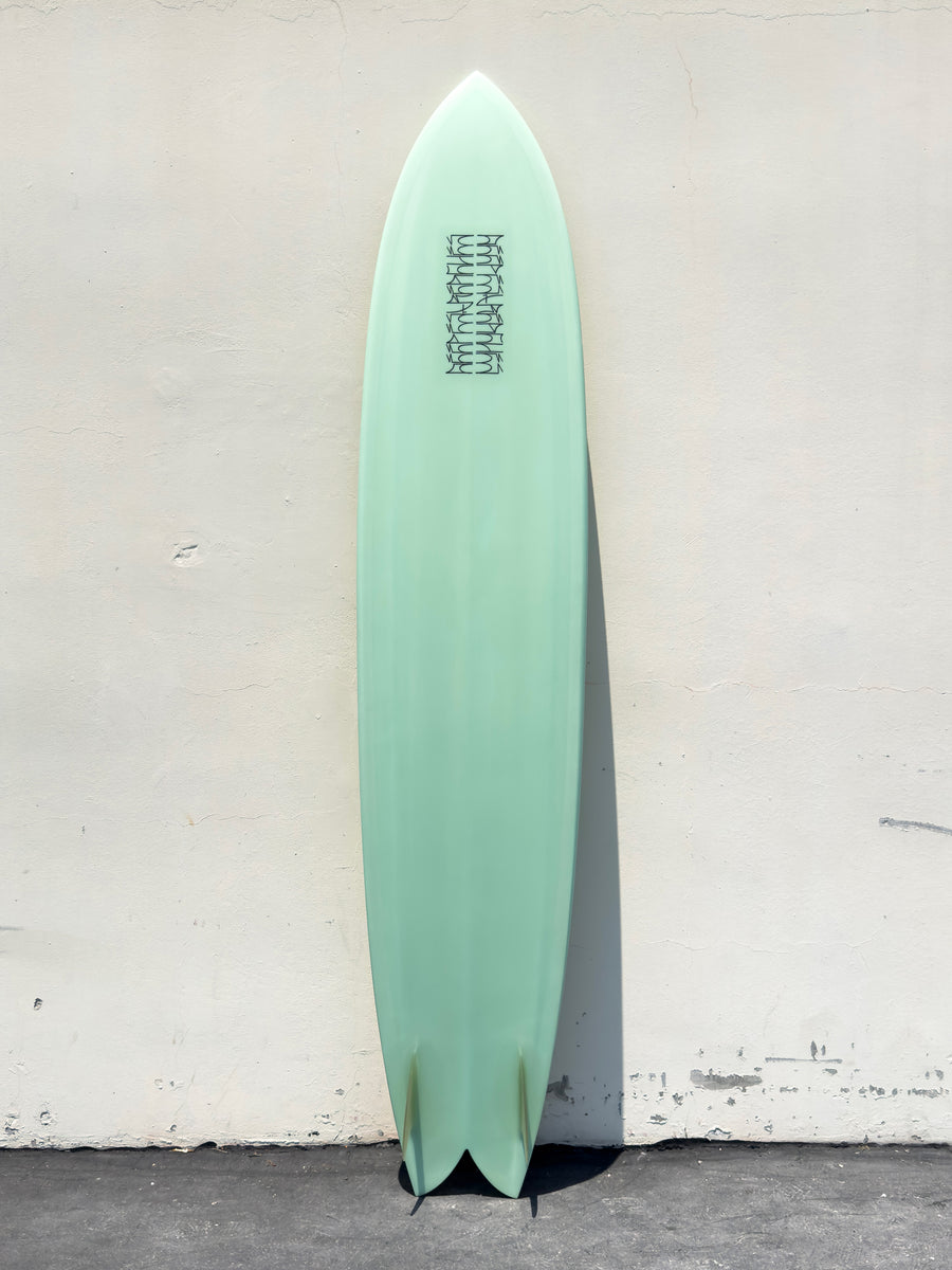 Deepest Reaches | 9’6” Mega Fish Sugared Lime Surfboard - Surf Bored