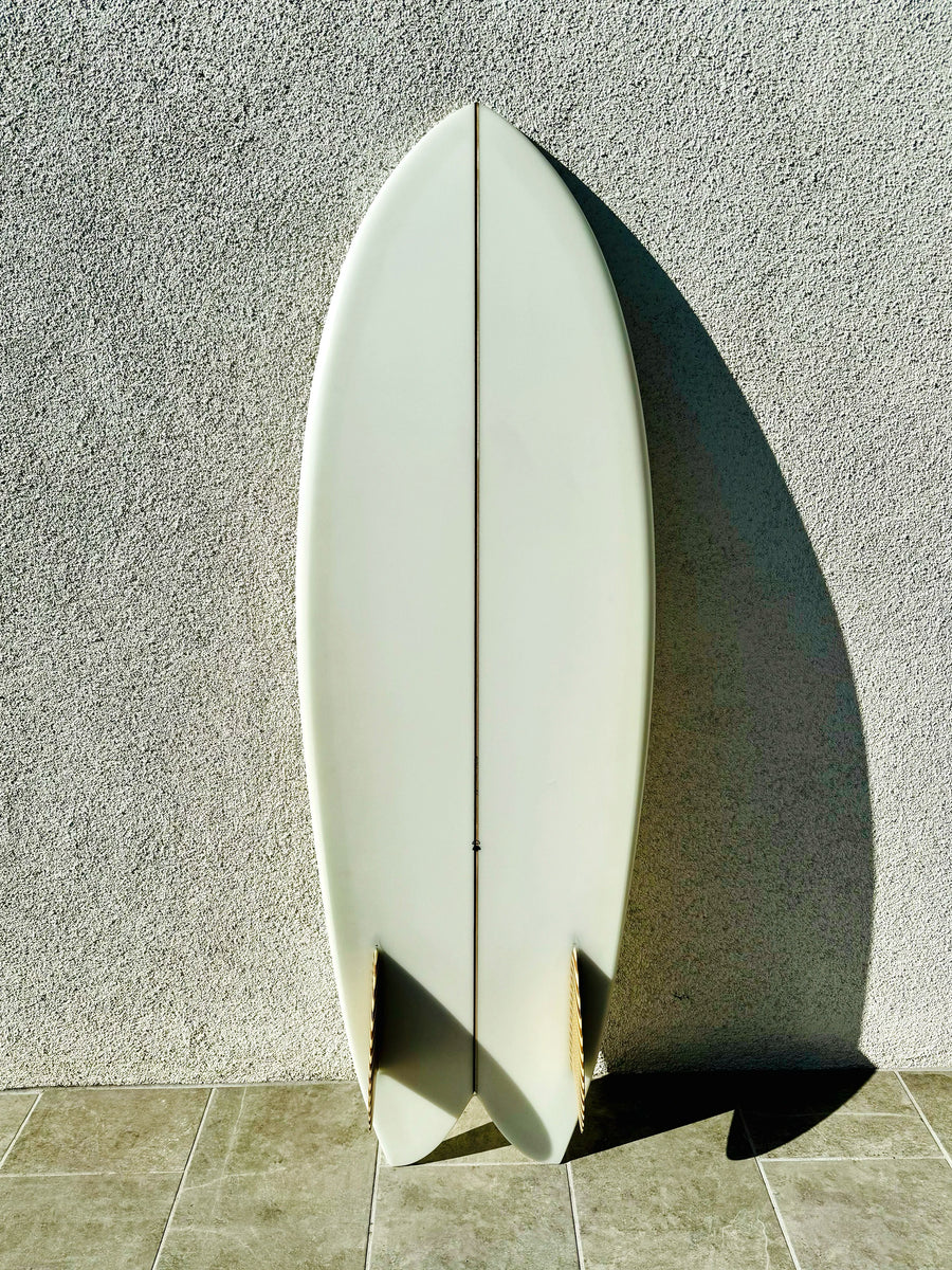 Derrick Disney | Keel Fish 5’3” Clear Surfboard