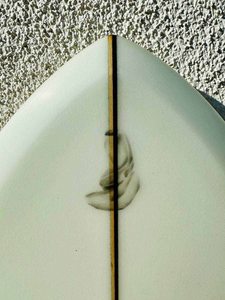 Derrick Disney | Keel Fish 5’3” Clear Surfboard