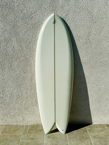 Derrick Disney | Keel Fish 5’3” Clear Surfboard