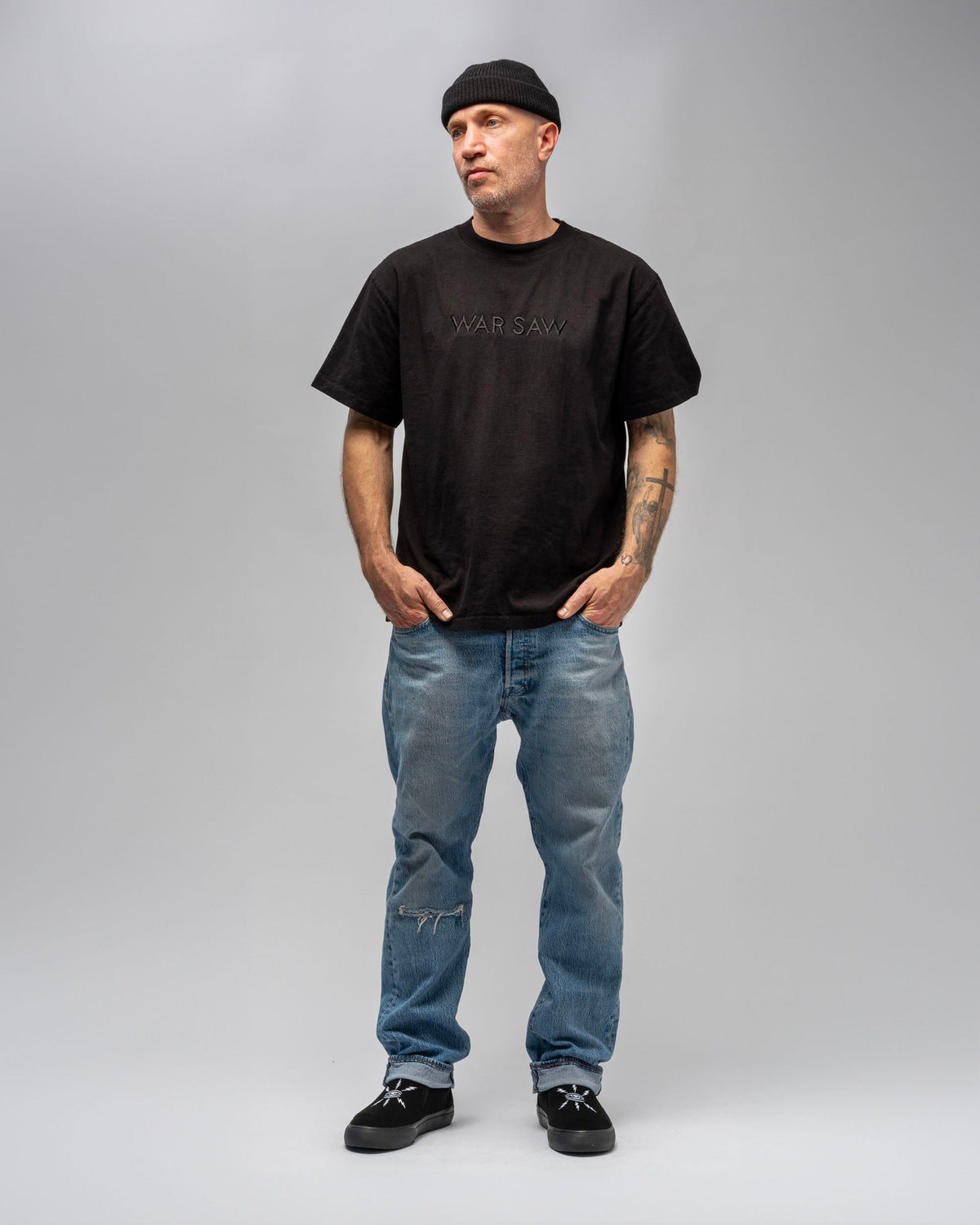 STRANGER SLIP-ON | BLACK / BLACK TEMPLETON - Surf Bored