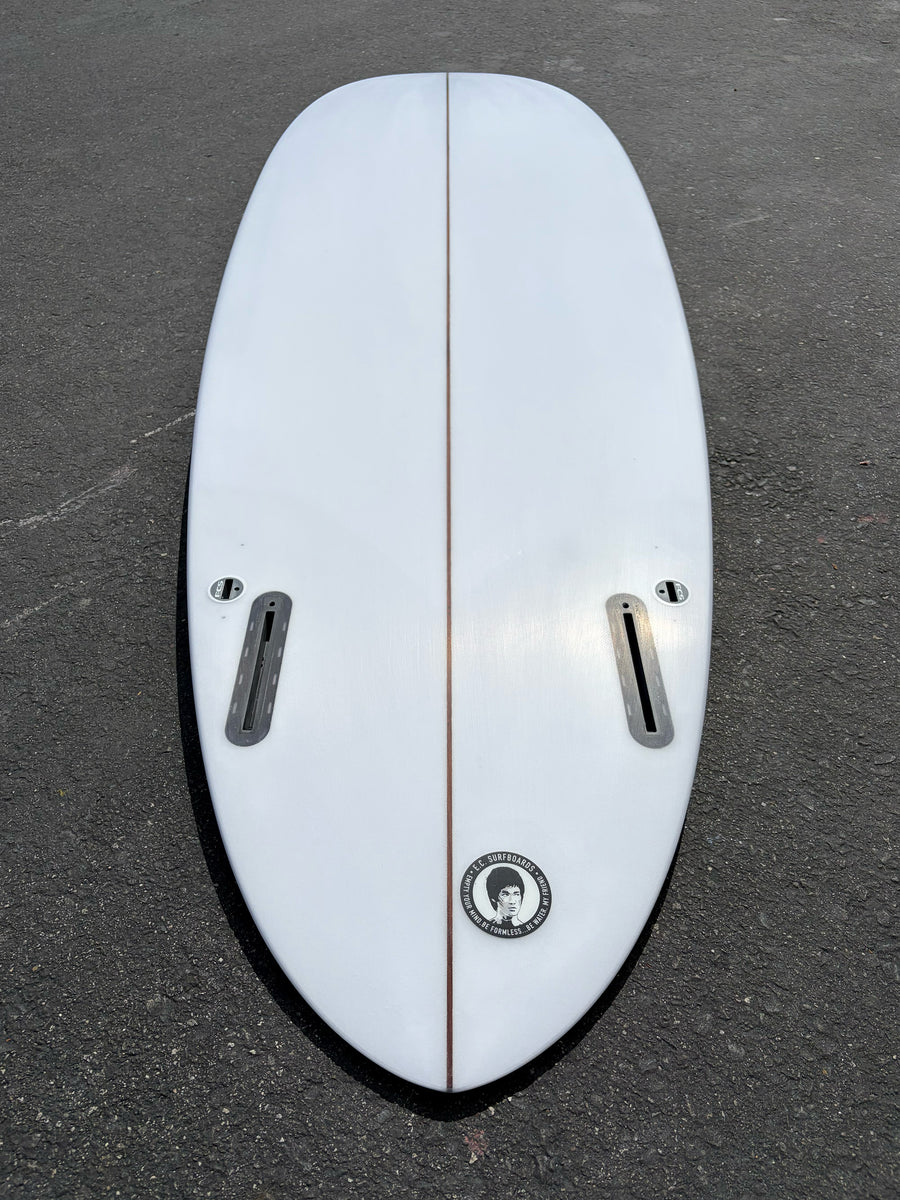 送料無料EC SURFBOARD エリック クリステンソン 6’9 フィッシュ Eric Christenson | 6'10” TwinPinzer Clear Surfboard
