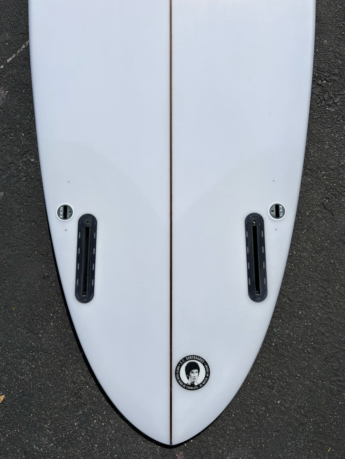 Eric Christenson | 6’10” TwinPinzer Clear Surfboard - Surf Bored