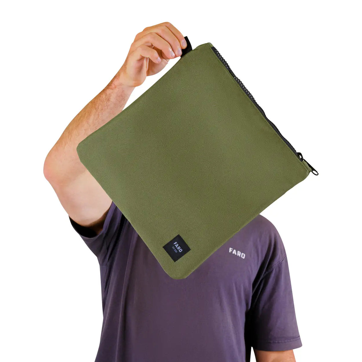 Surfboard Fin Wallet - Olive Drab - Surf Bored