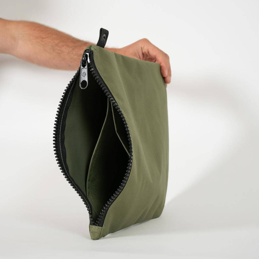Surfboard Fin Wallet - Olive Drab - Surf Bored