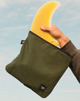 Surfboard Fin Wallet - Olive Drab - Surf Bored