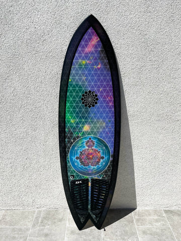 Gary McNeill Concepts | 5’8” CV2 Abstract Surfboard (USED)