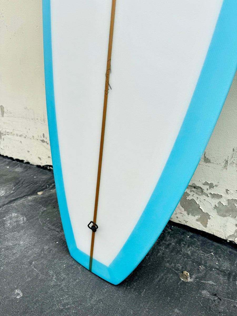 Gato Heroi | 9'7" Playboy Sky Blue Volan Longboard - Surf Bored
