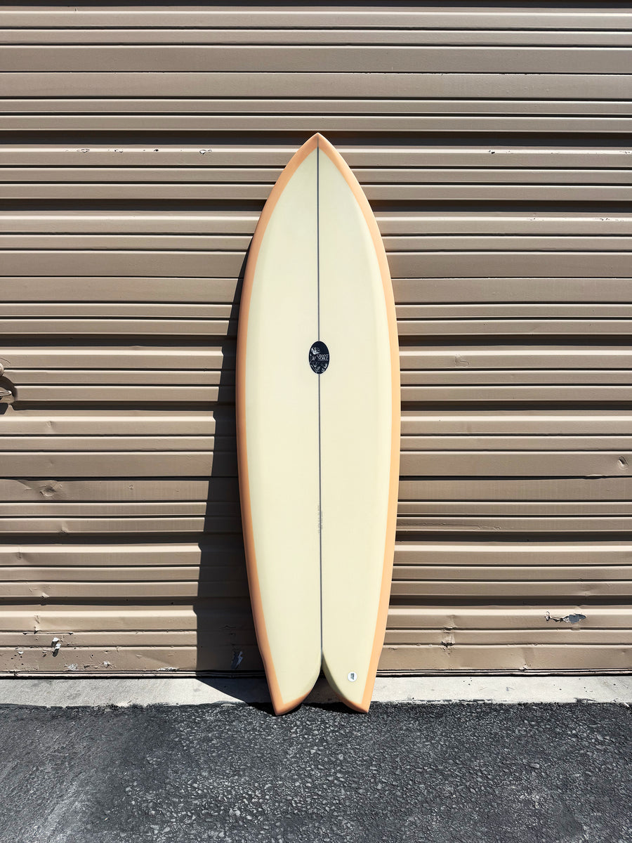 Grant Noble | 5’6" Betta Fish Orange Surfboard