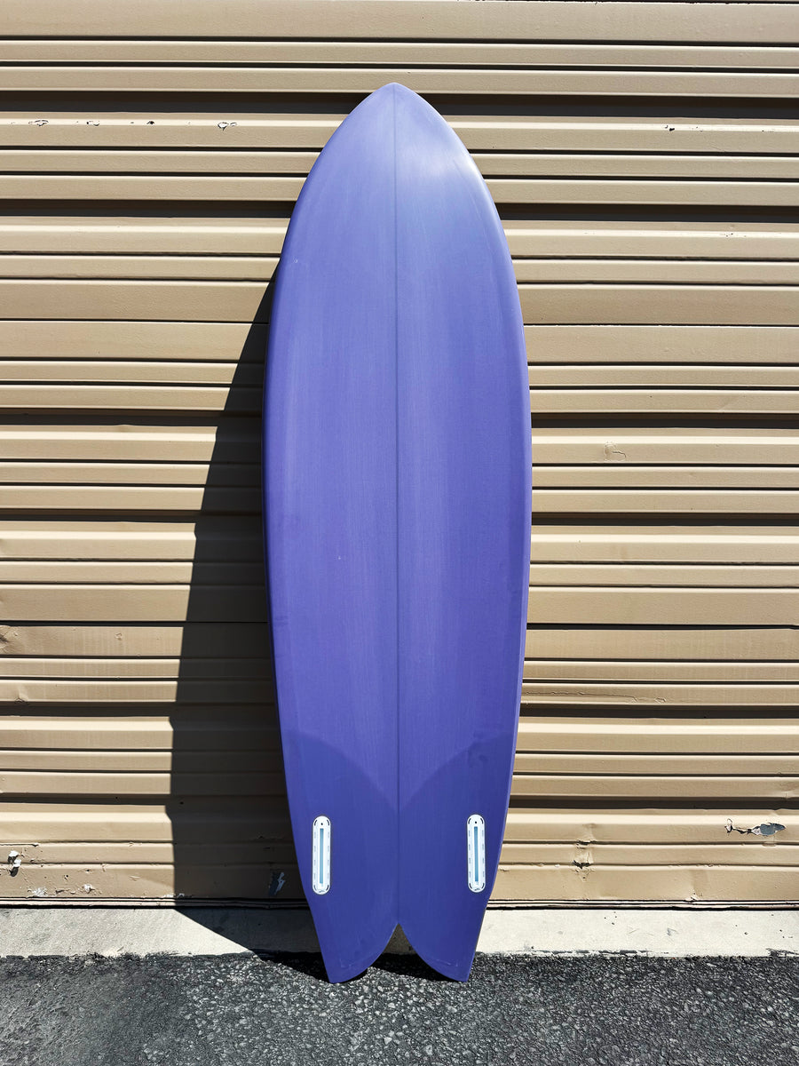 Grant Noble | 5’8" Betta Fish Clear Purple Surfboard