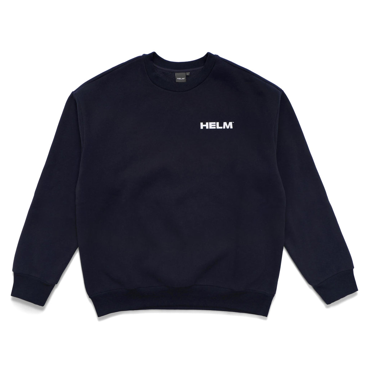 Block Logo Crew Sweatshirt - Navy - Surf Bored