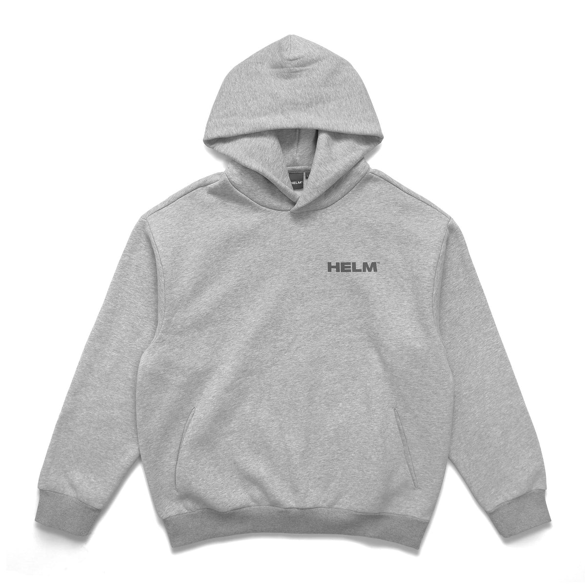 Block Logo Hoodie | Heather Grey - Surf Bored
