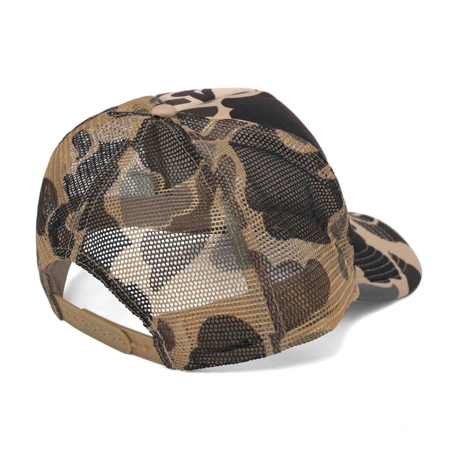 Sunrise Patch Trucker Hat | Duck Camo - Surf Bored
