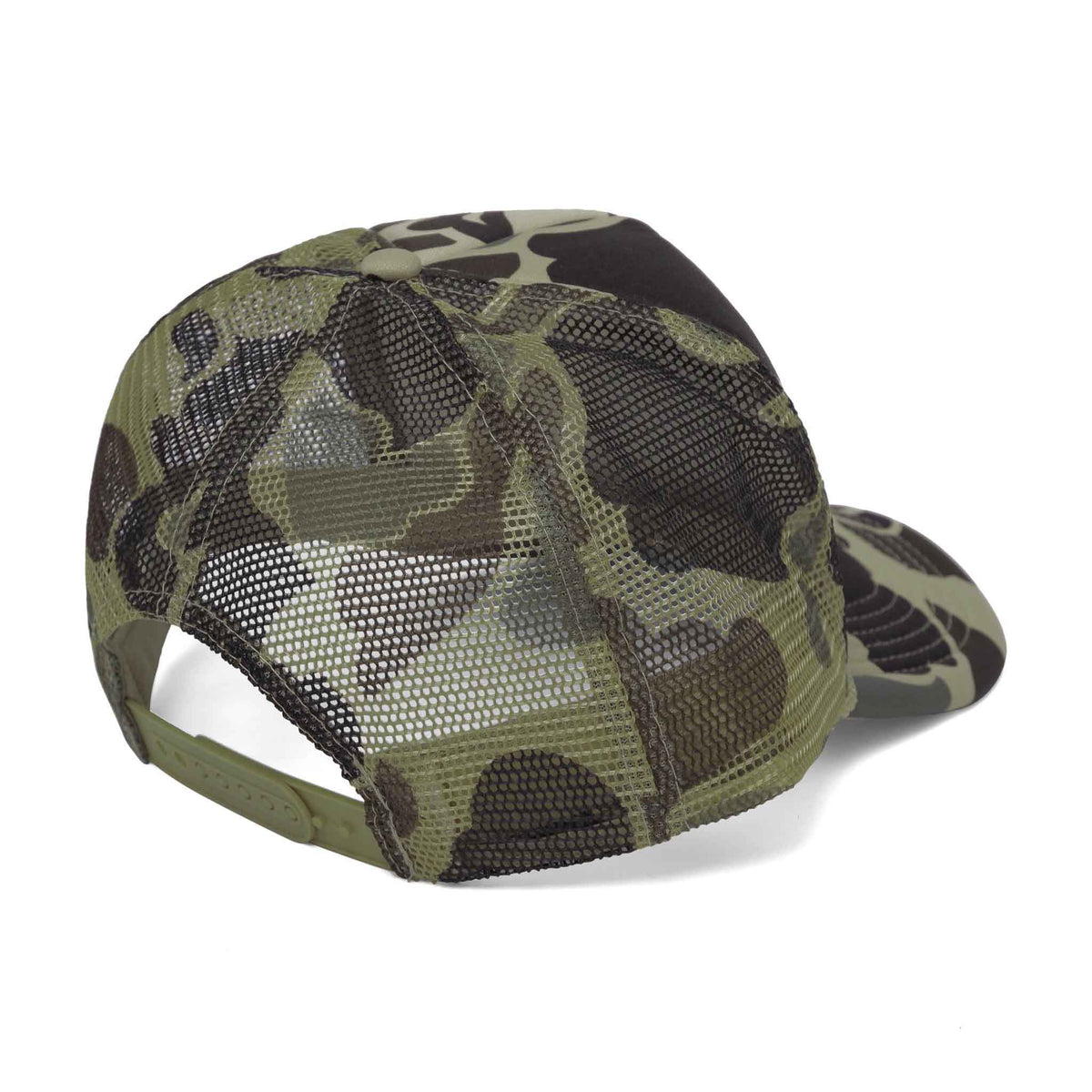 Sunrise Patch Trucker Hat | Duck Camo Green - Surf Bored
